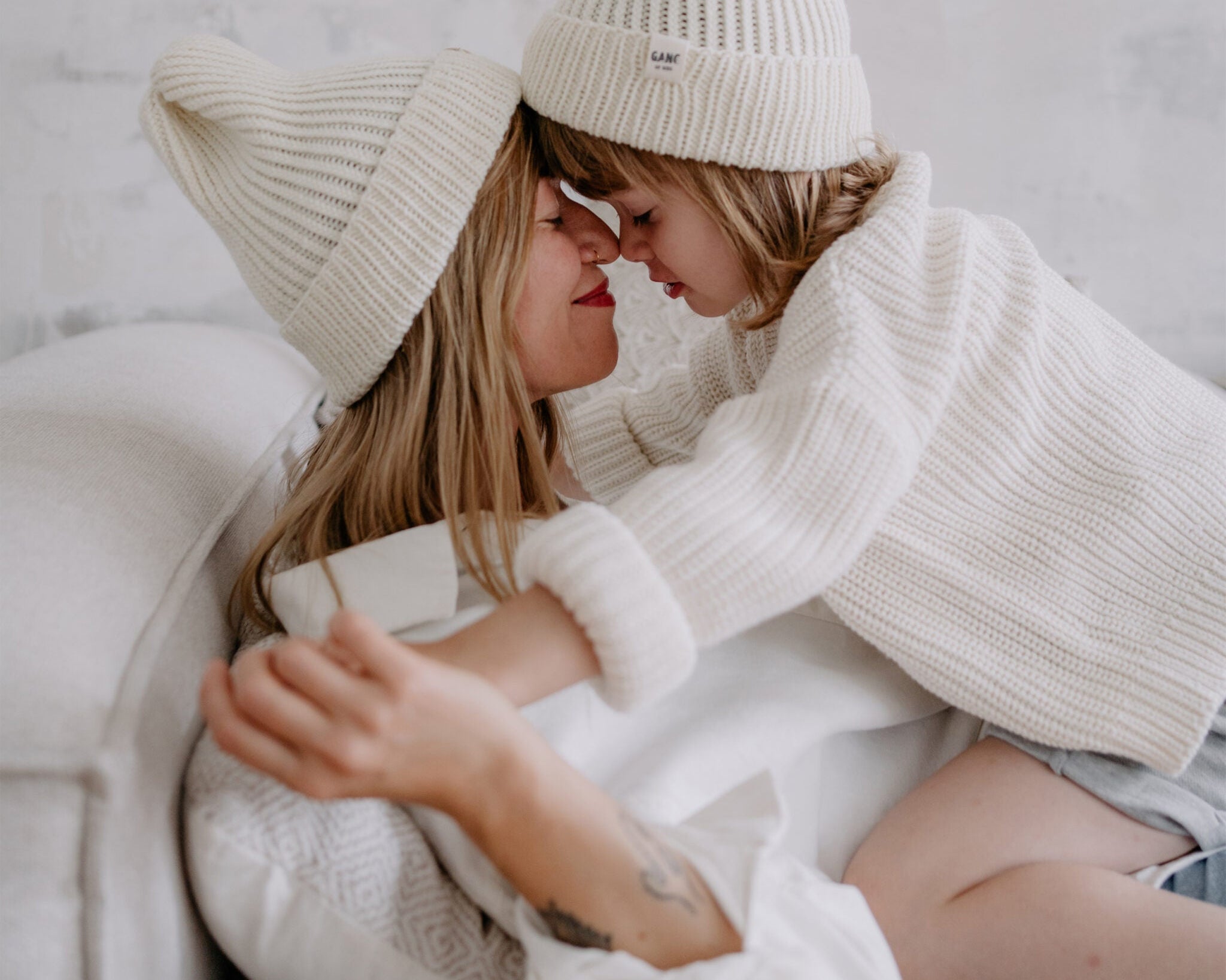 Merino Beanie Mama & Baby