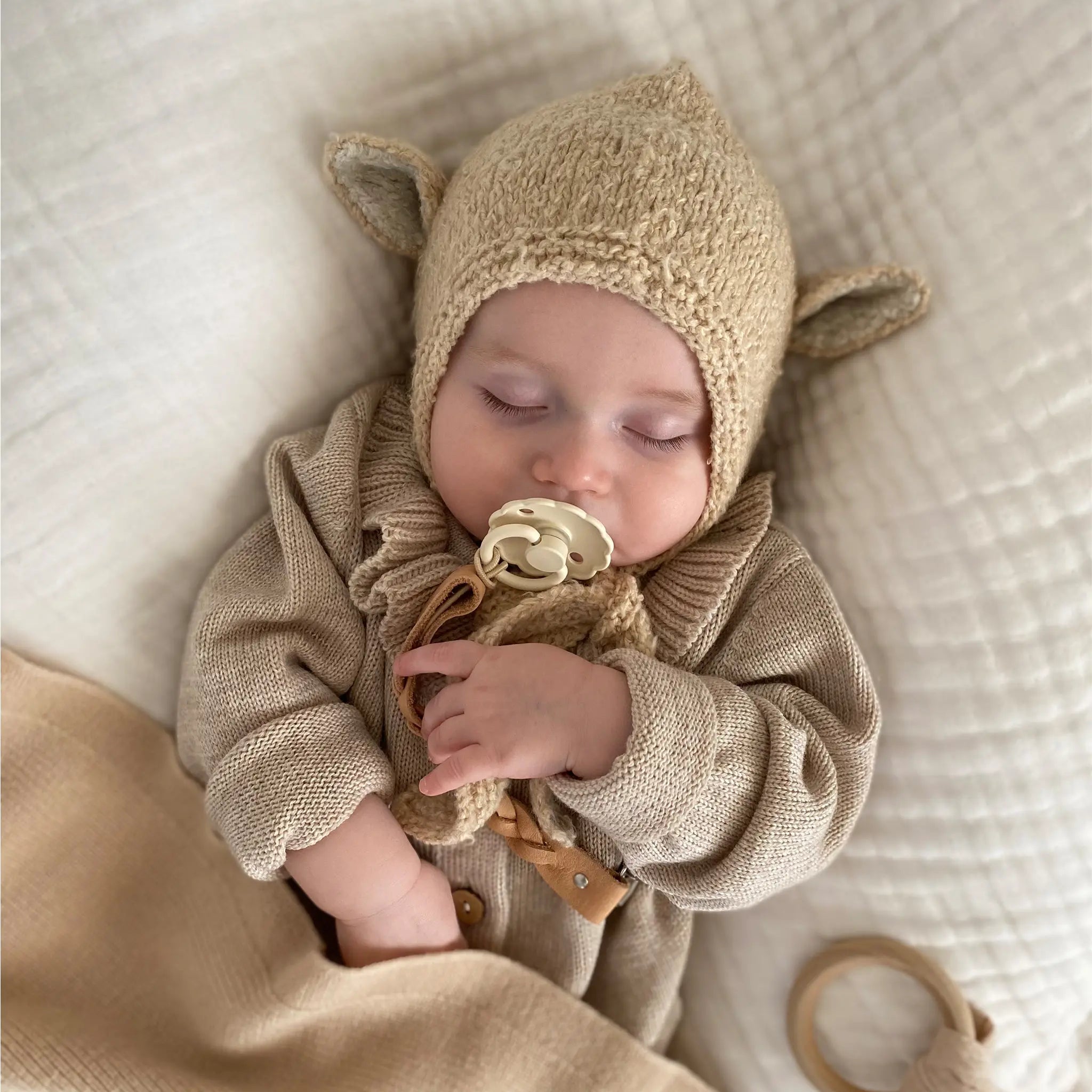 Sheep Hat Warm Beige