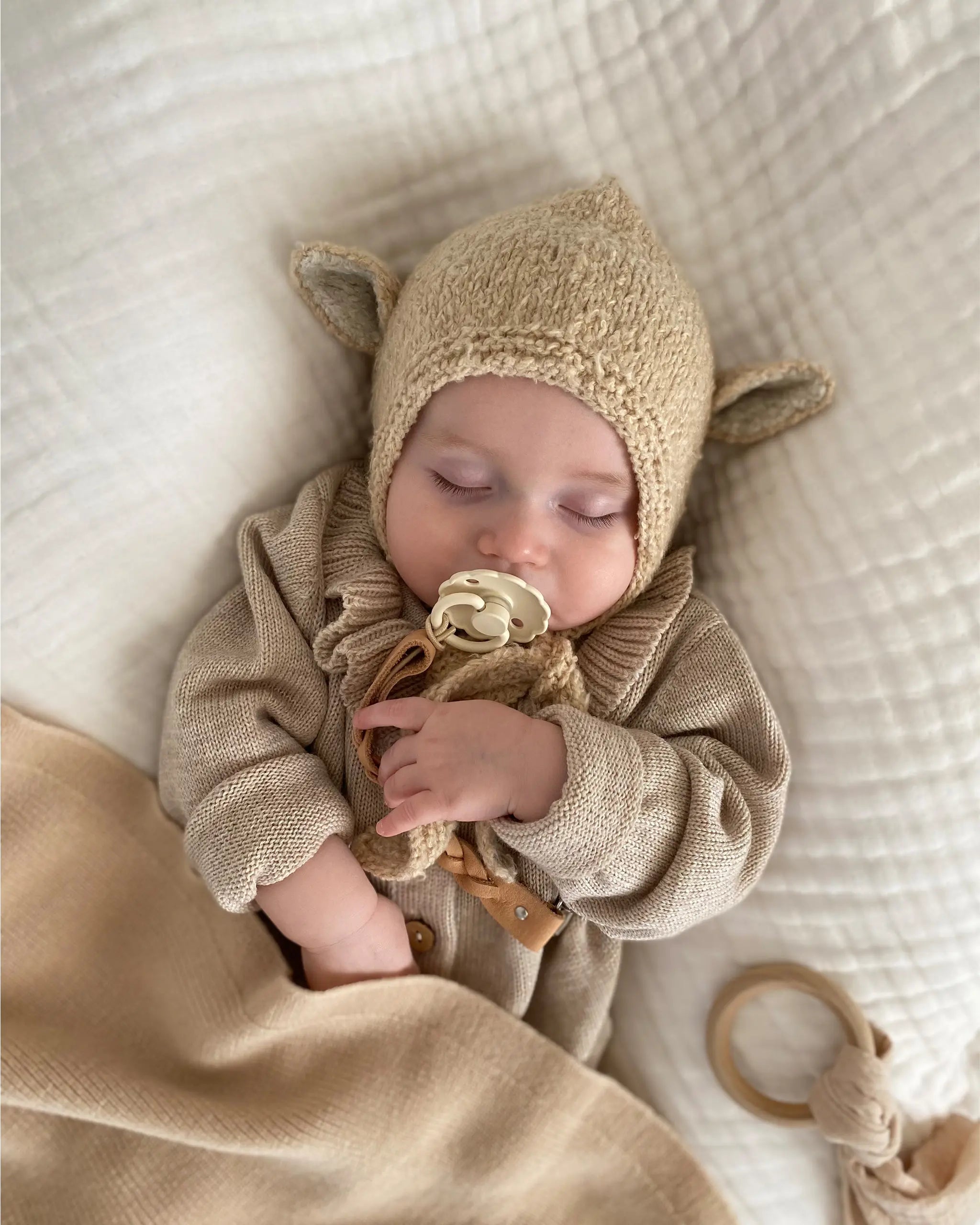 Sheep Hat Warm Beige