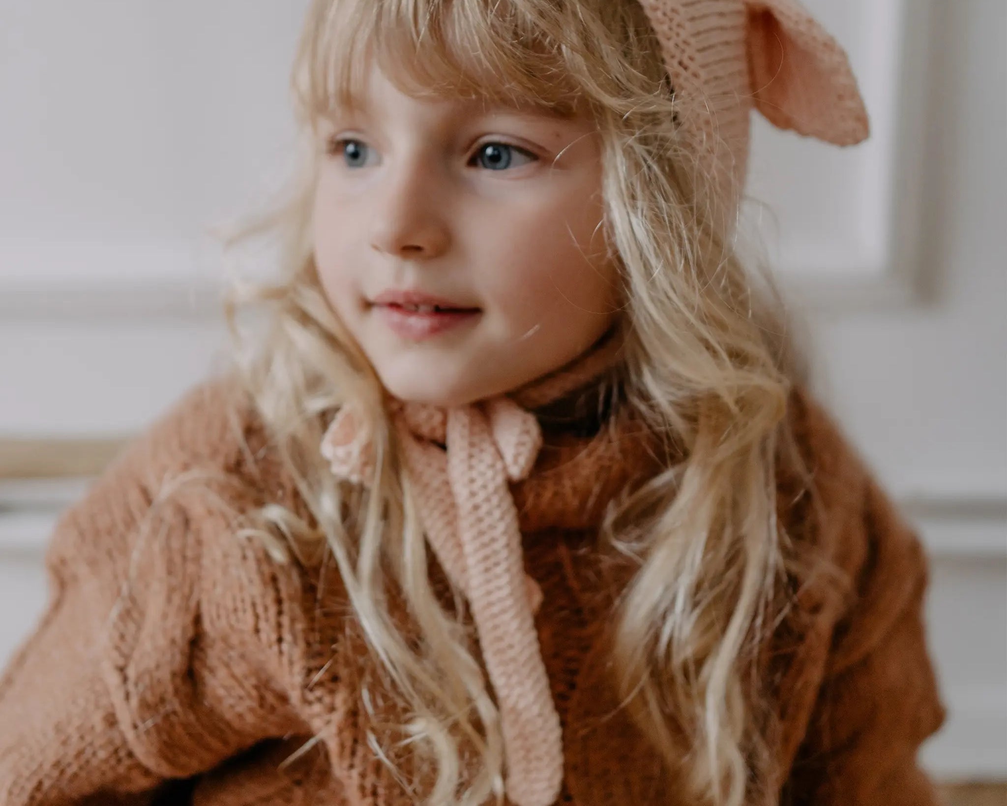 Fairy Hat Organic Cotton Salmon