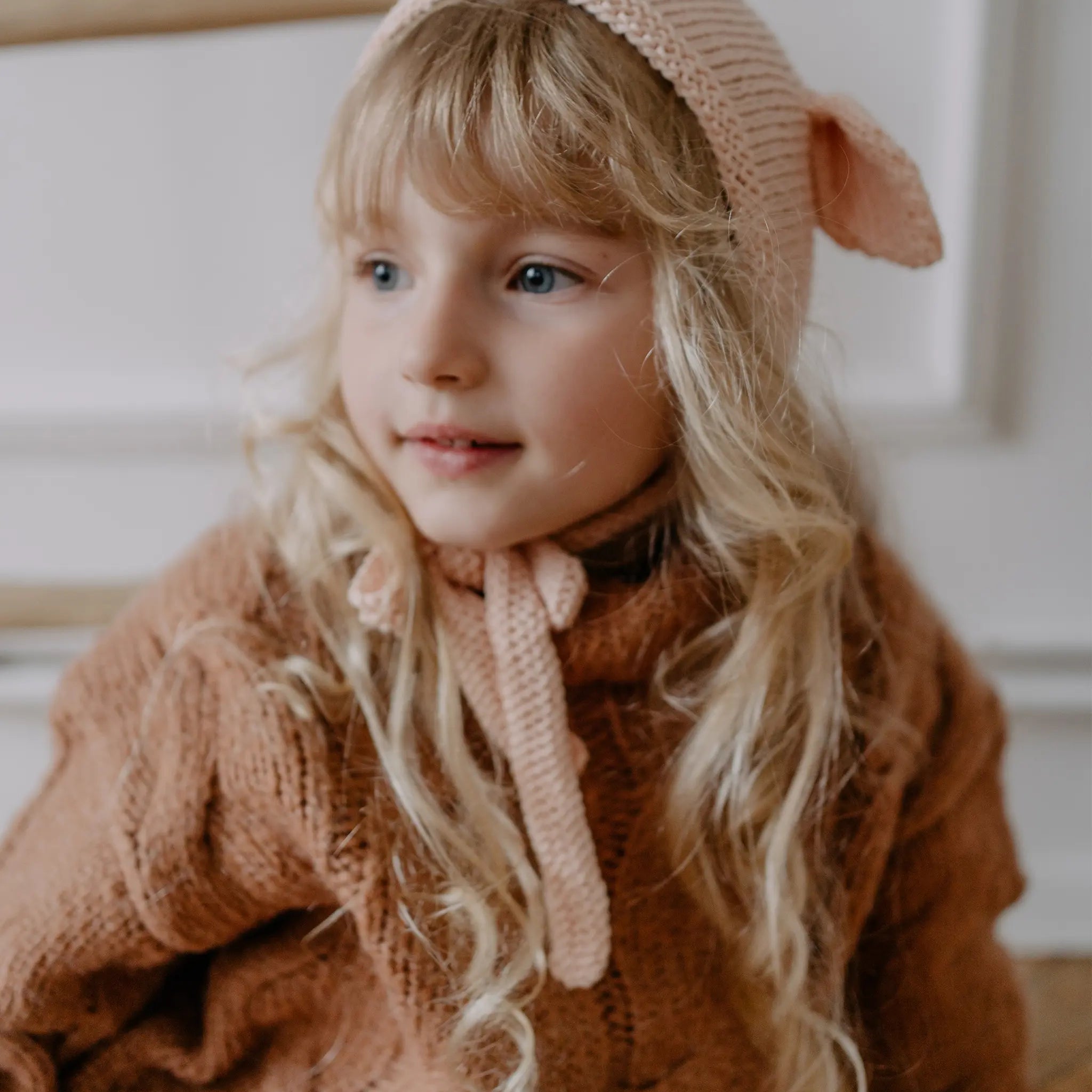Fairy Hat Organic Cotton Salmon