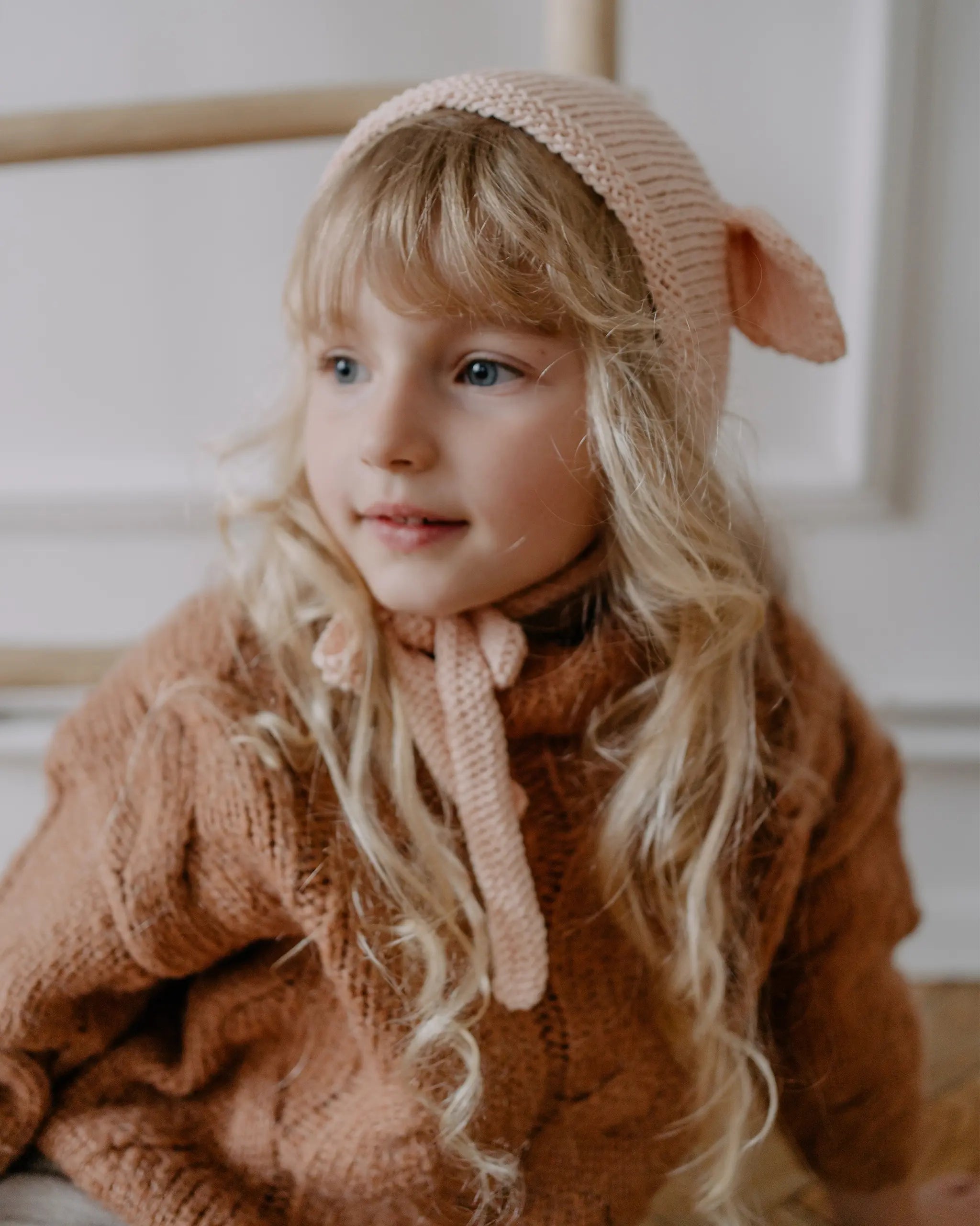 Fairy Hat Organic Cotton Salmon