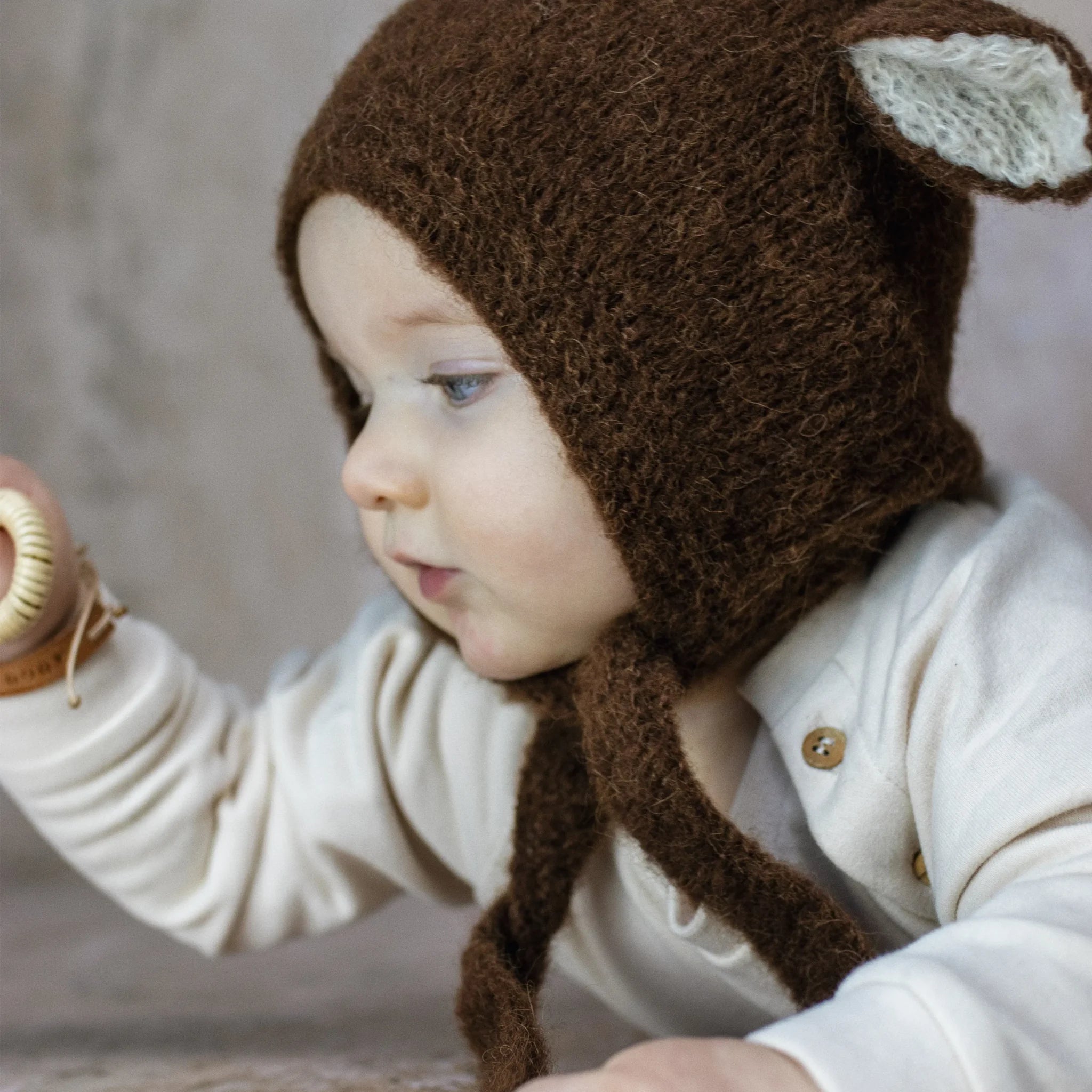 Fairy Hat Alpaca & Silk Choco
