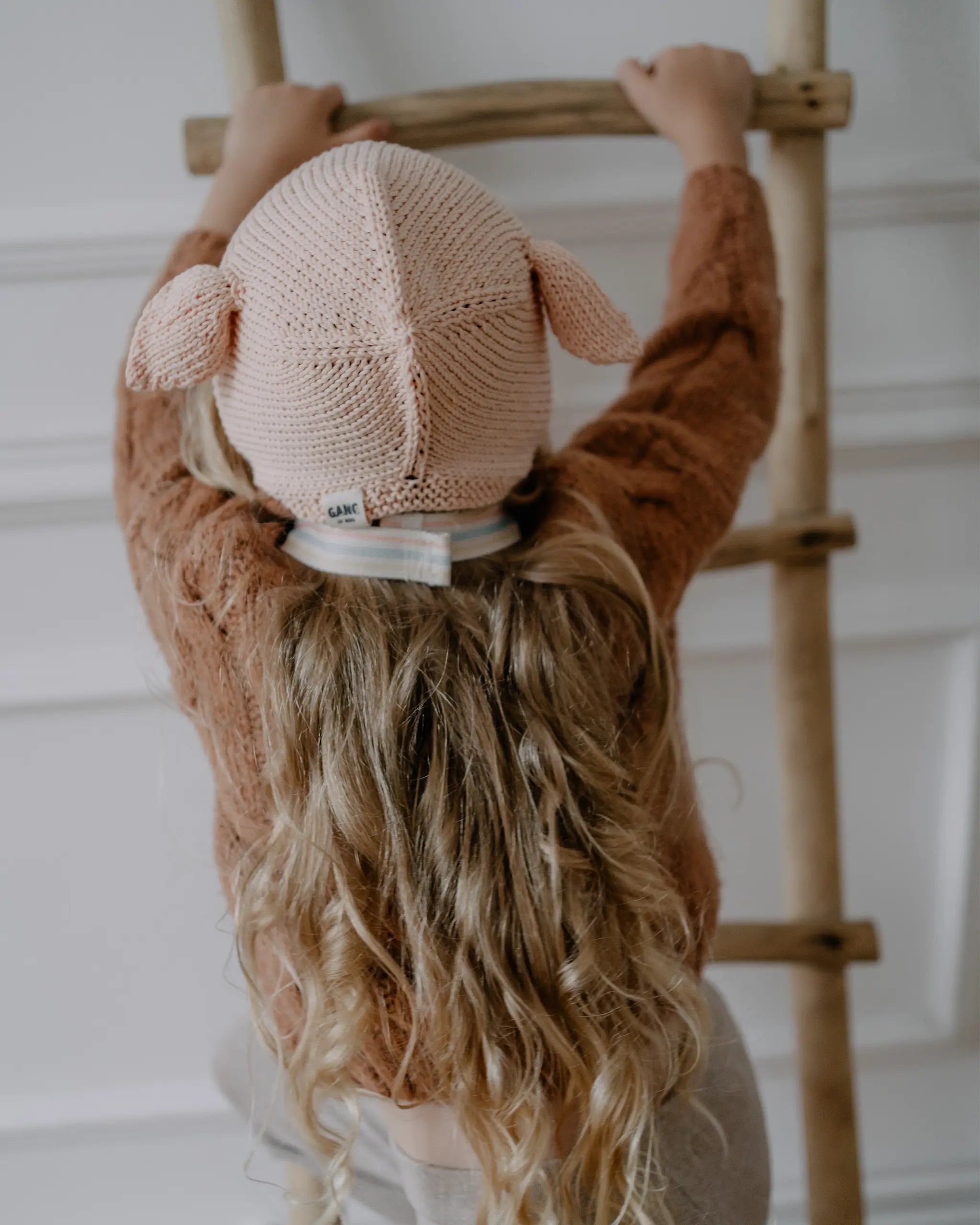 Fairy Hat Organic Cotton Salmon
