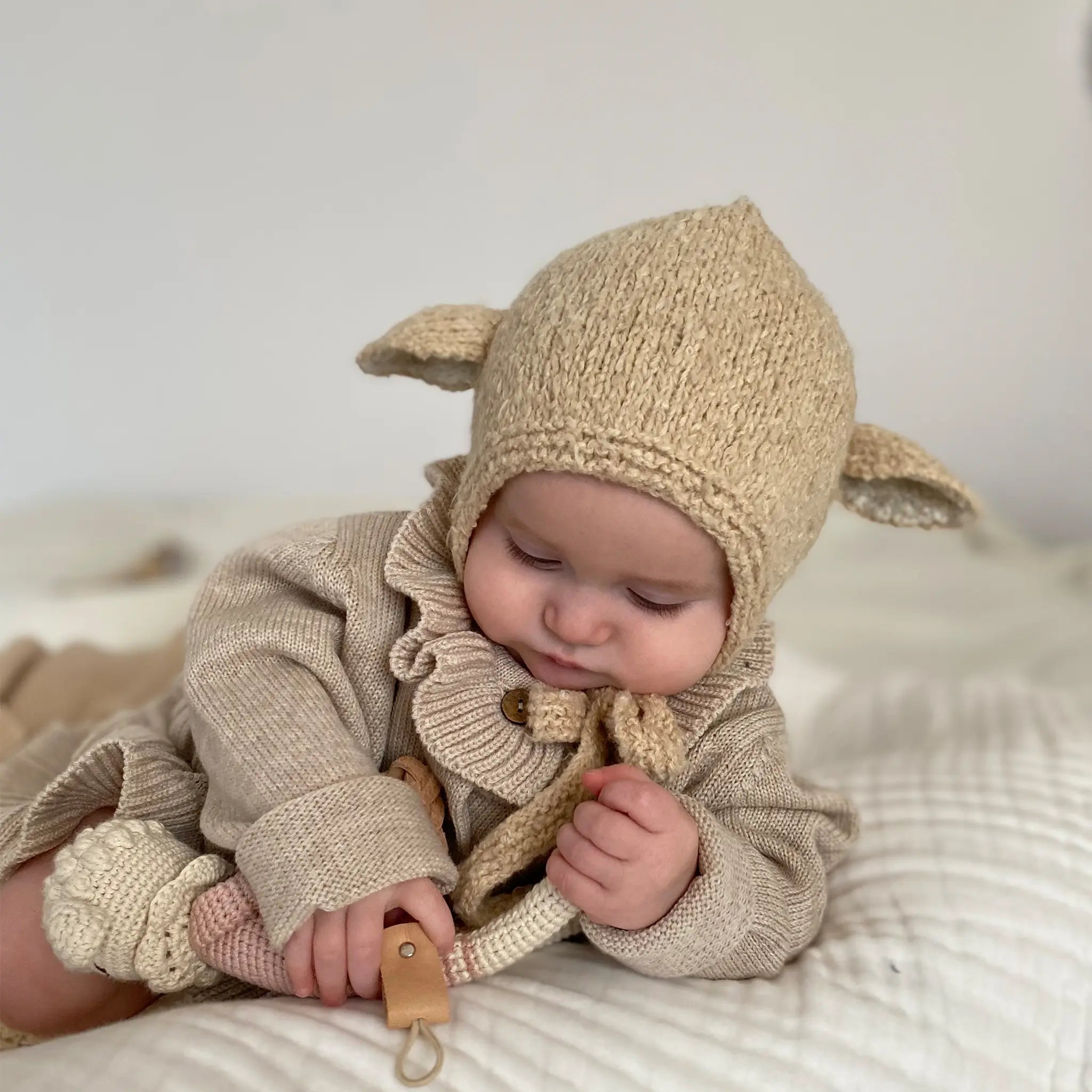 Sheep Hat Warm Beige