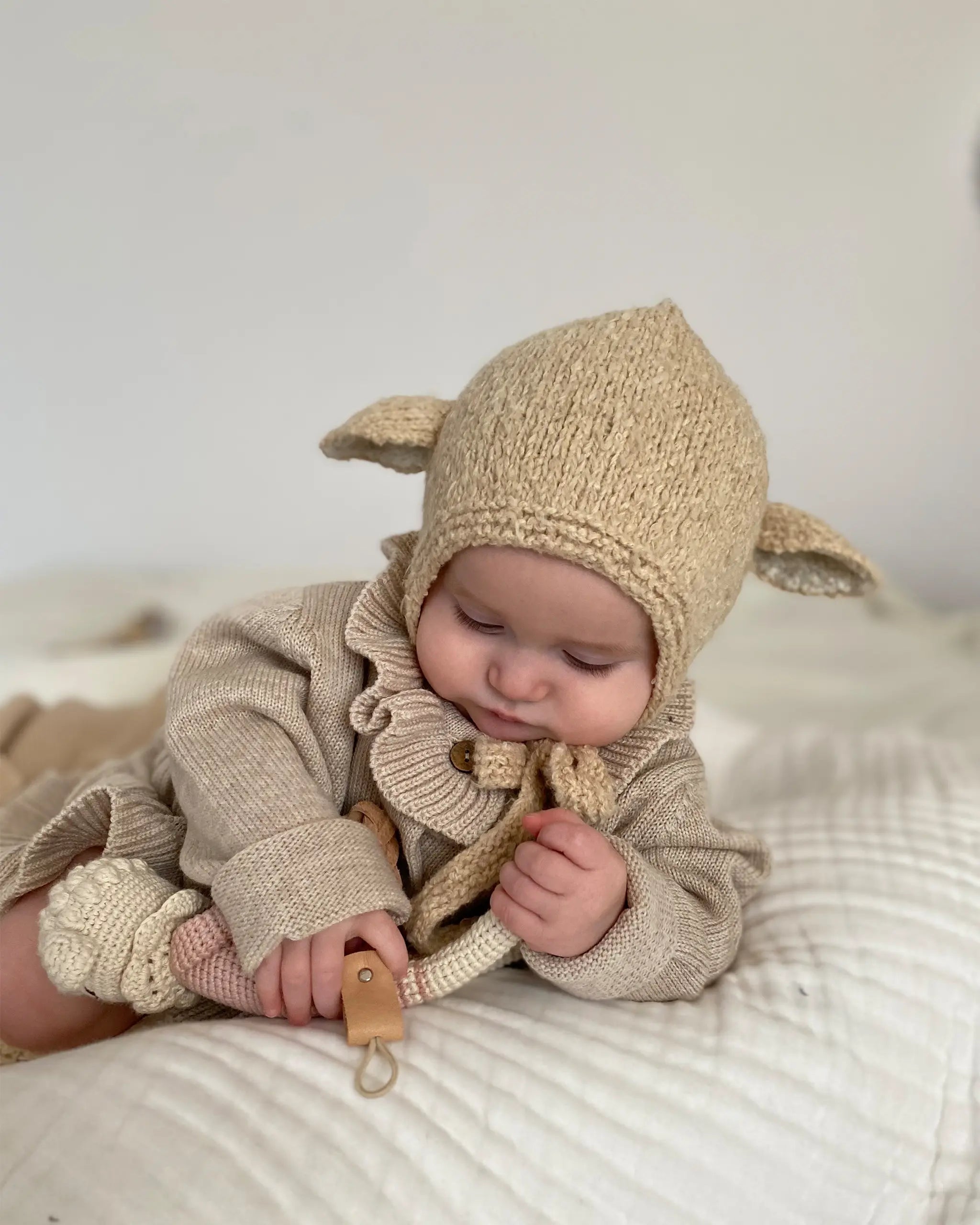 Sheep Hat Warm Beige