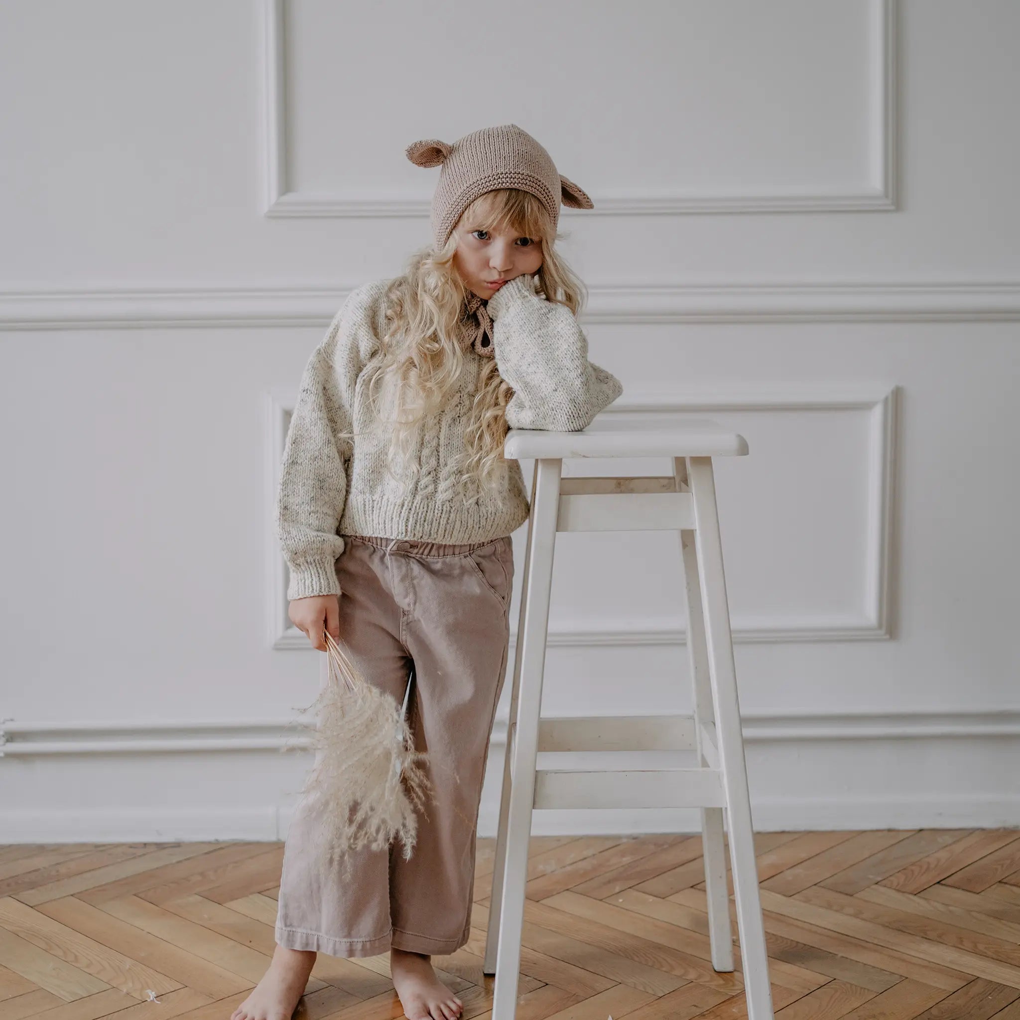 Fairy Hat Organic Cotton Taupe