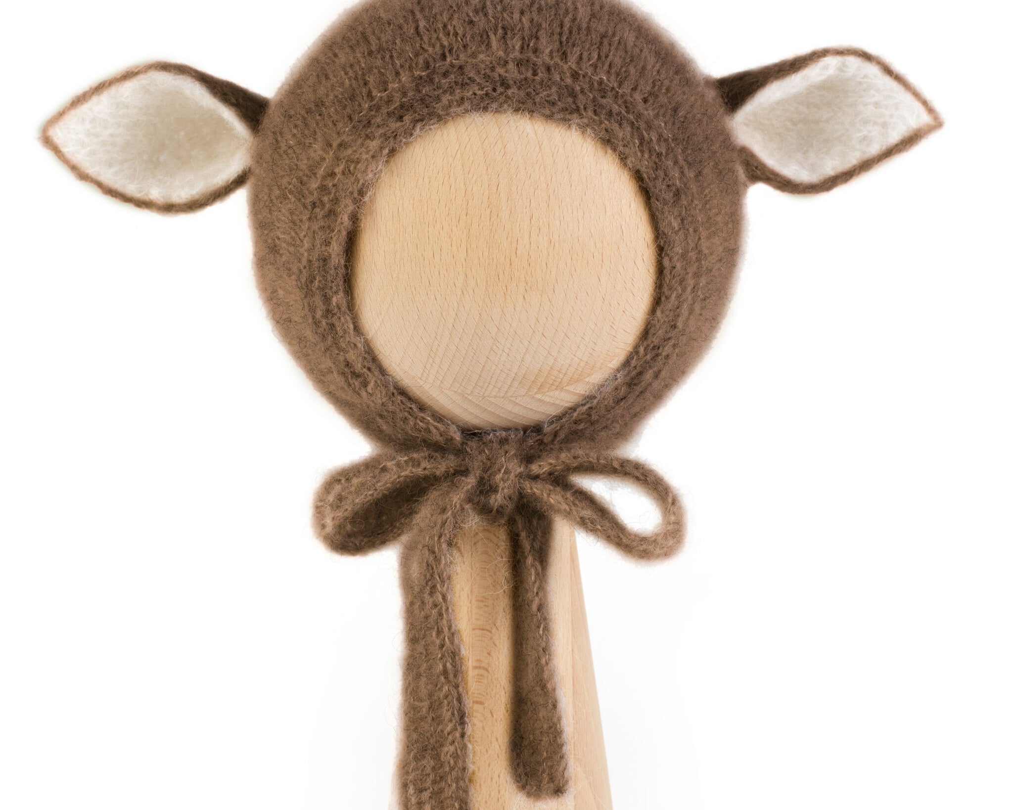 Fairy Hat Alpaca & Silk Dark Beige