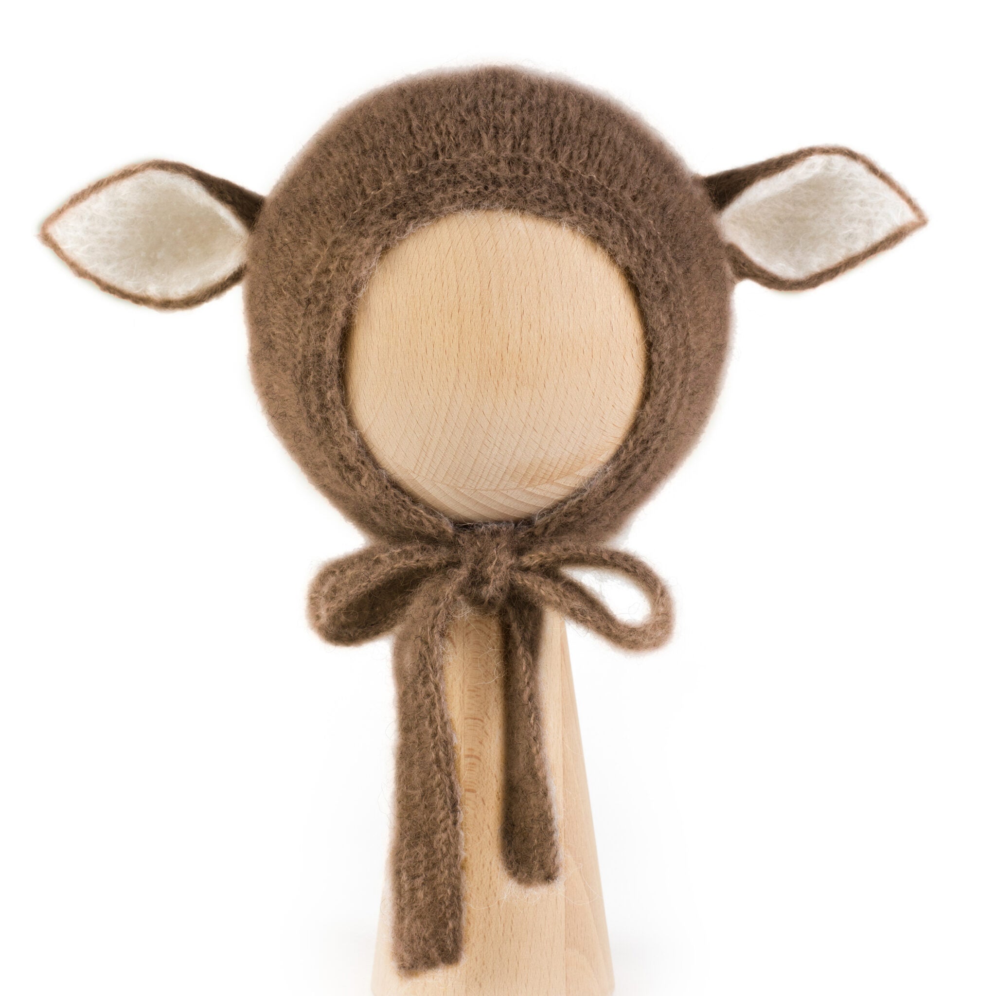 Fairy Hat Alpaca & Silk Dark Beige