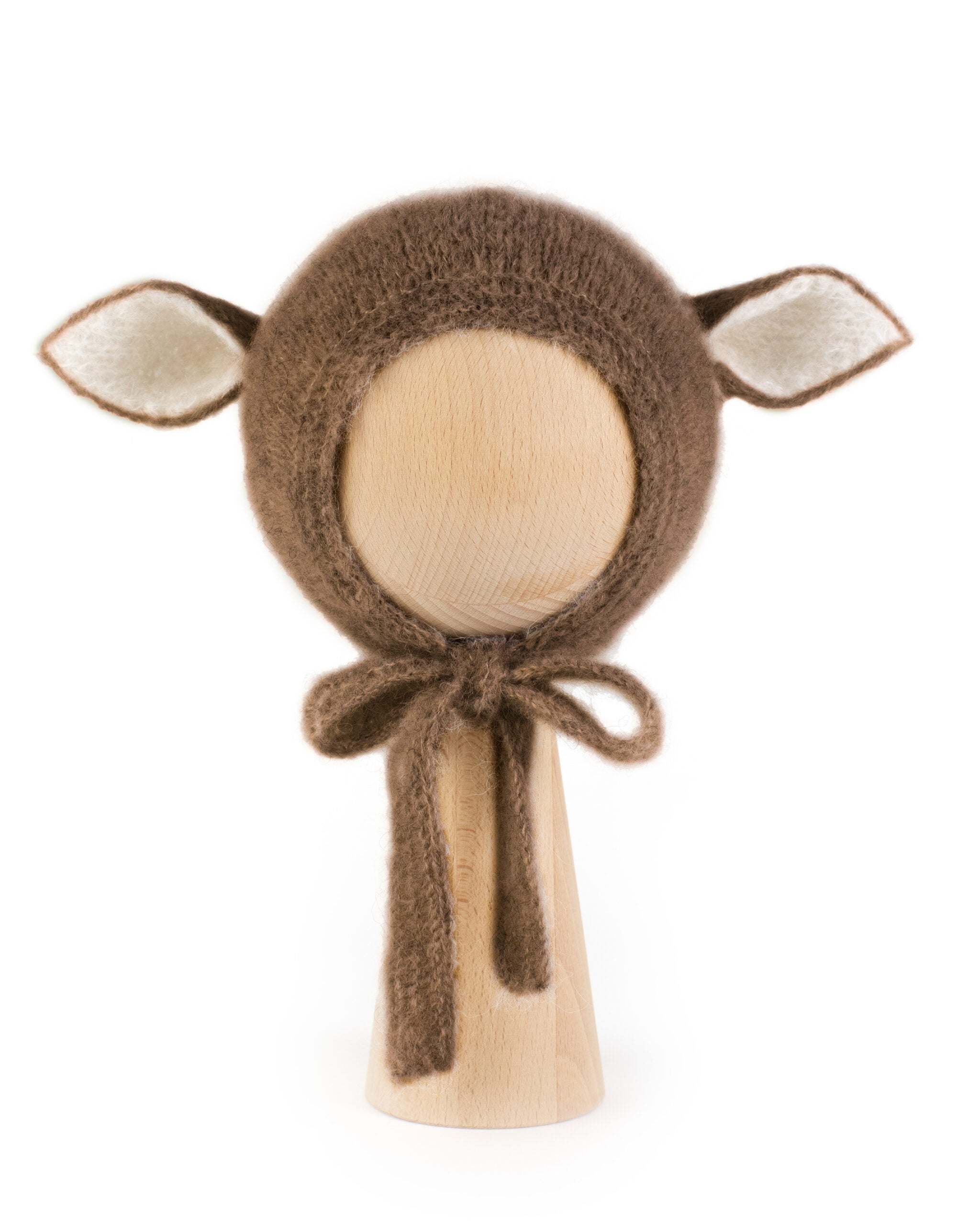 Fairy Hat Alpaca & Silk Dark Beige