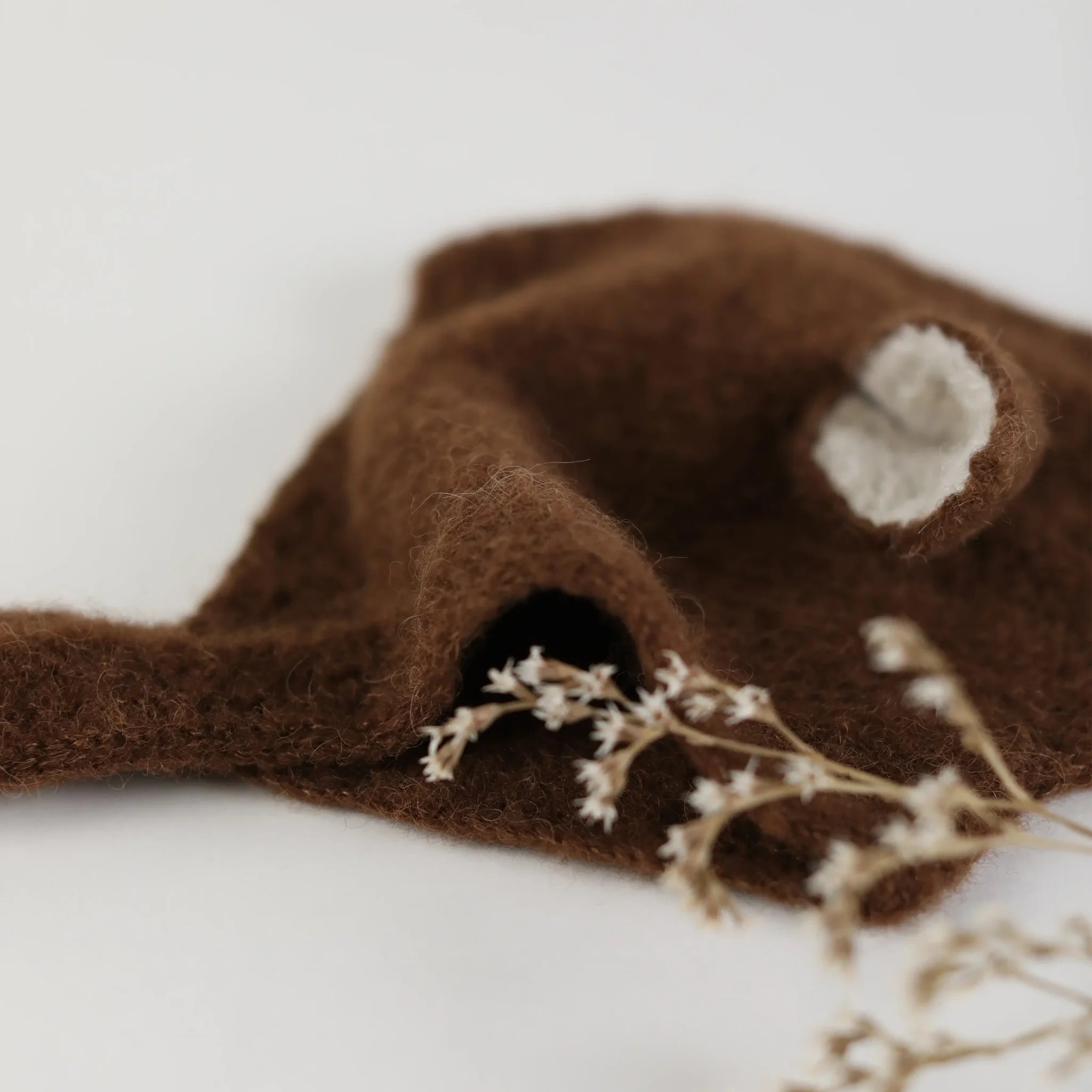 Fairy Hat Alpaca & Silk Choco