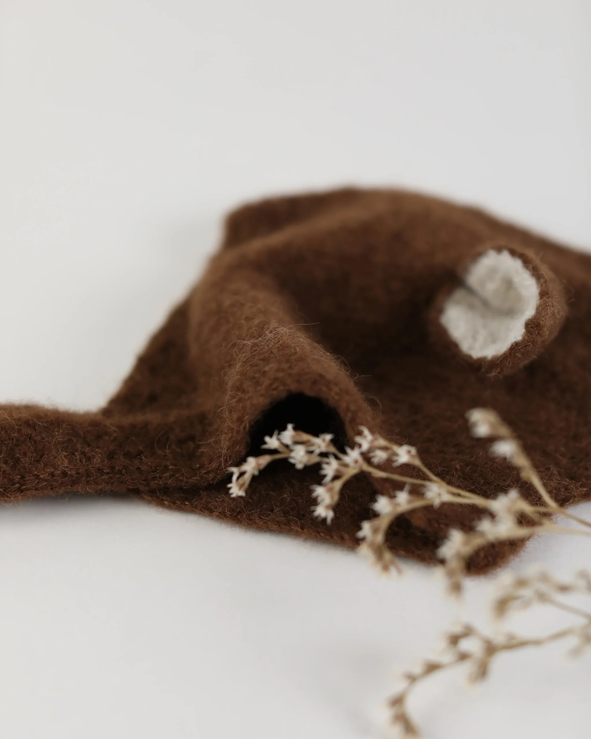 Fairy Hat Alpaca & Silk Choco