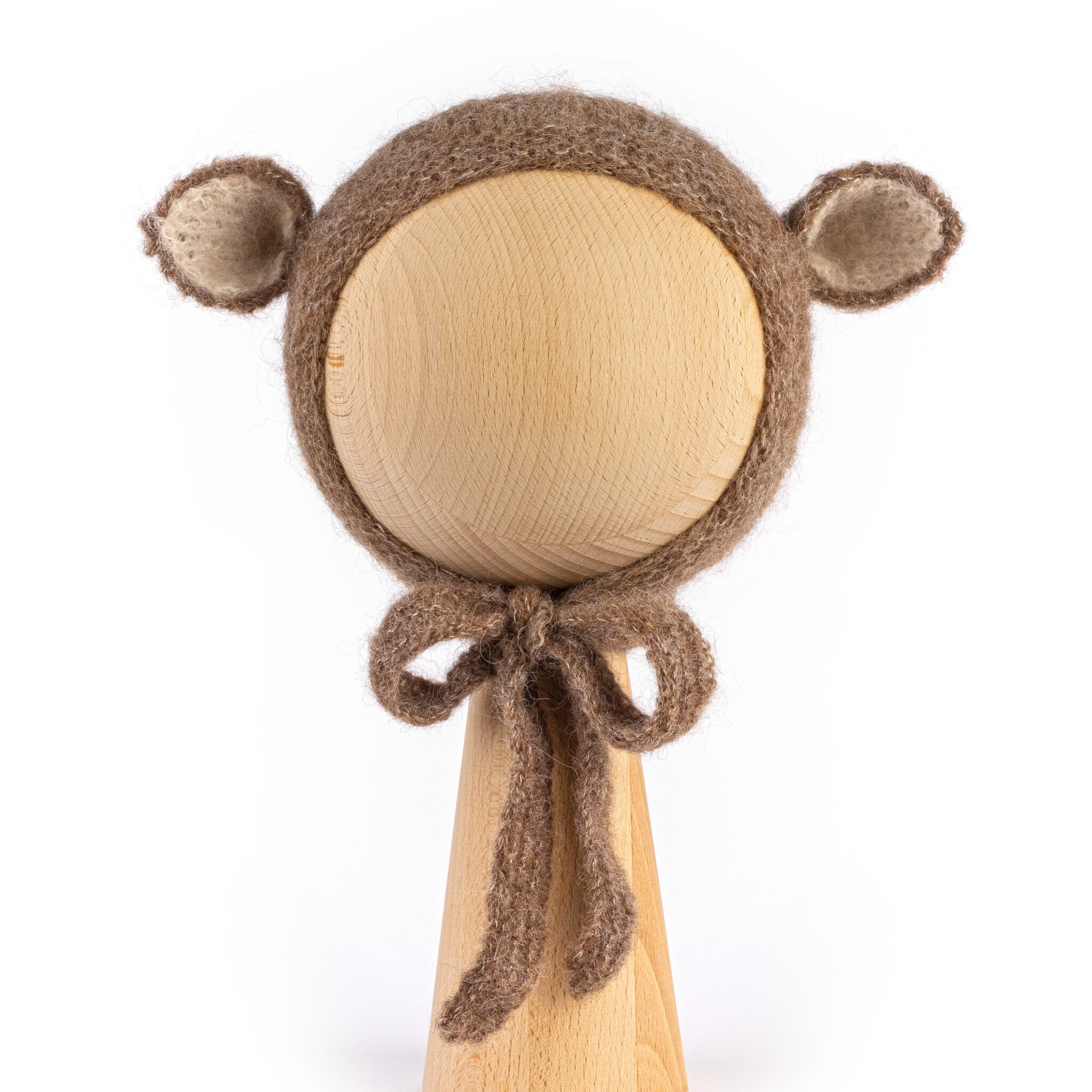 Fairy Hat Alpaca & Silk Dark Beige