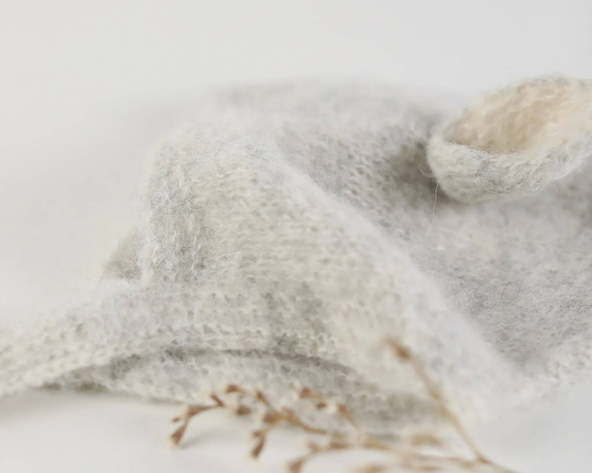 Fairy Hat Alpaca & Silk Pearl Gray