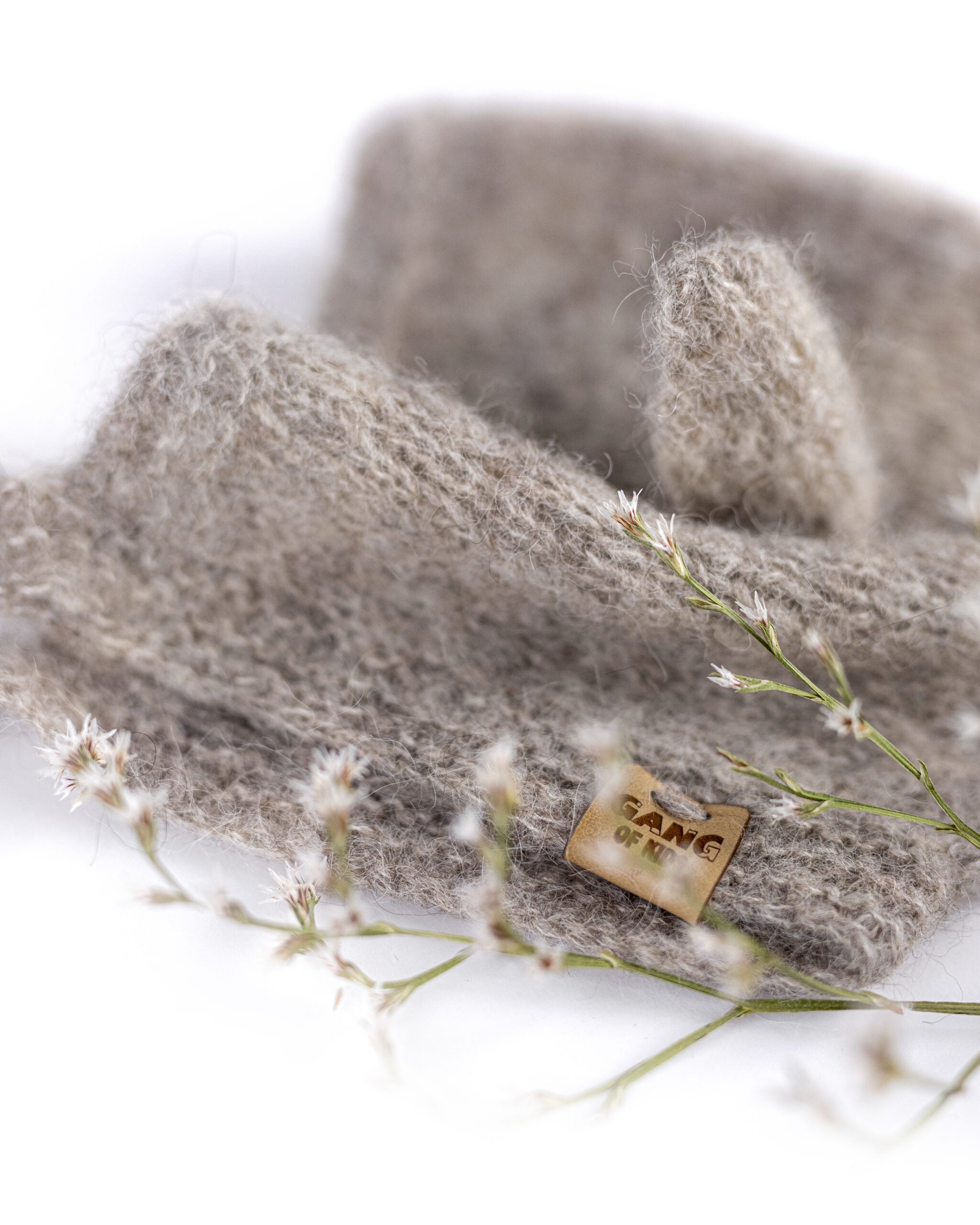 Fairy Hat Alpaca & Silk Light Gray