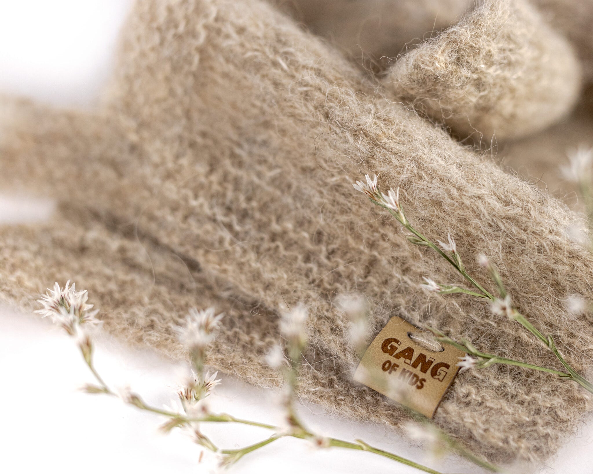 Fairy Hat Alpaca & Silk Light Beige