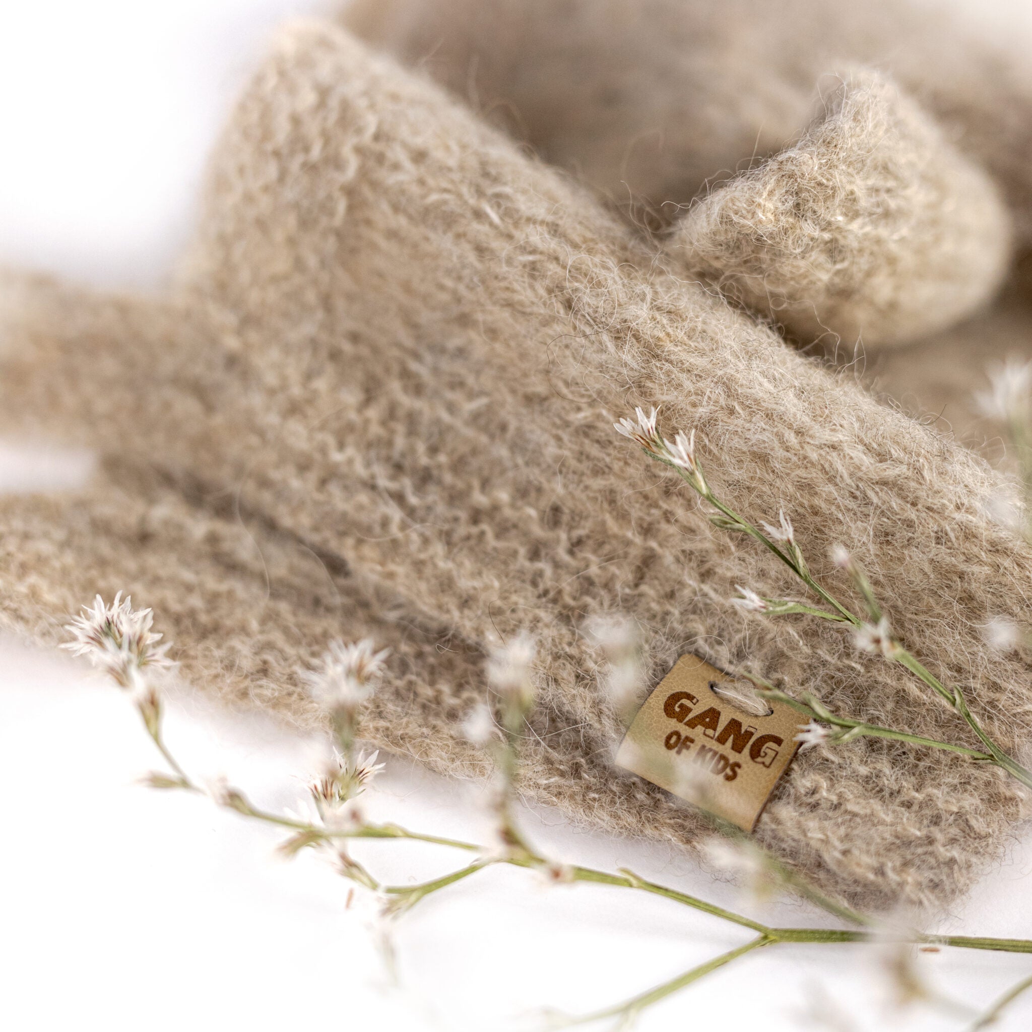Fairy Hat Alpaca & Silk Light Beige