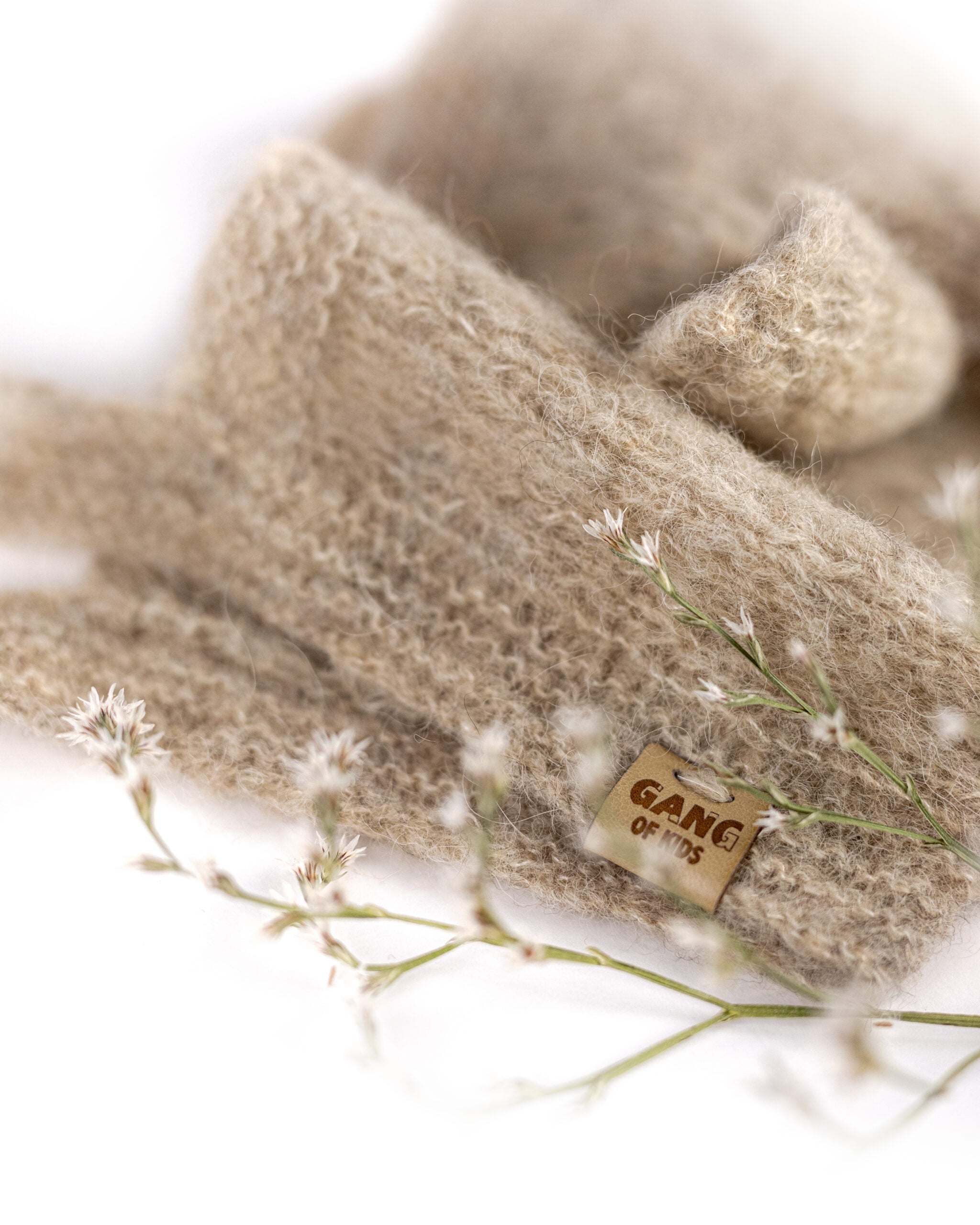 Fairy Hat Alpaca & Silk Light Beige