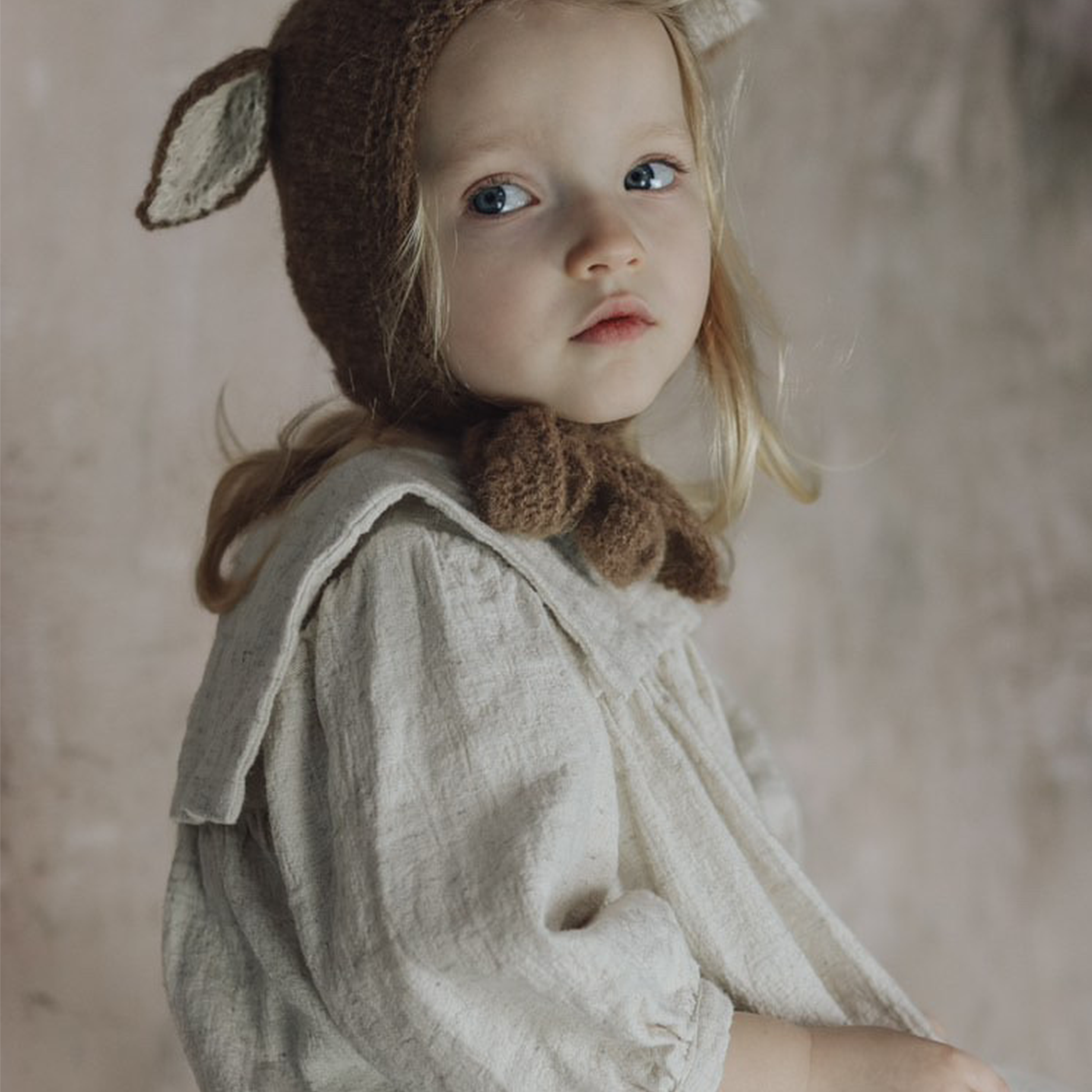 Fairy Hat Alpaca & Silk Almond