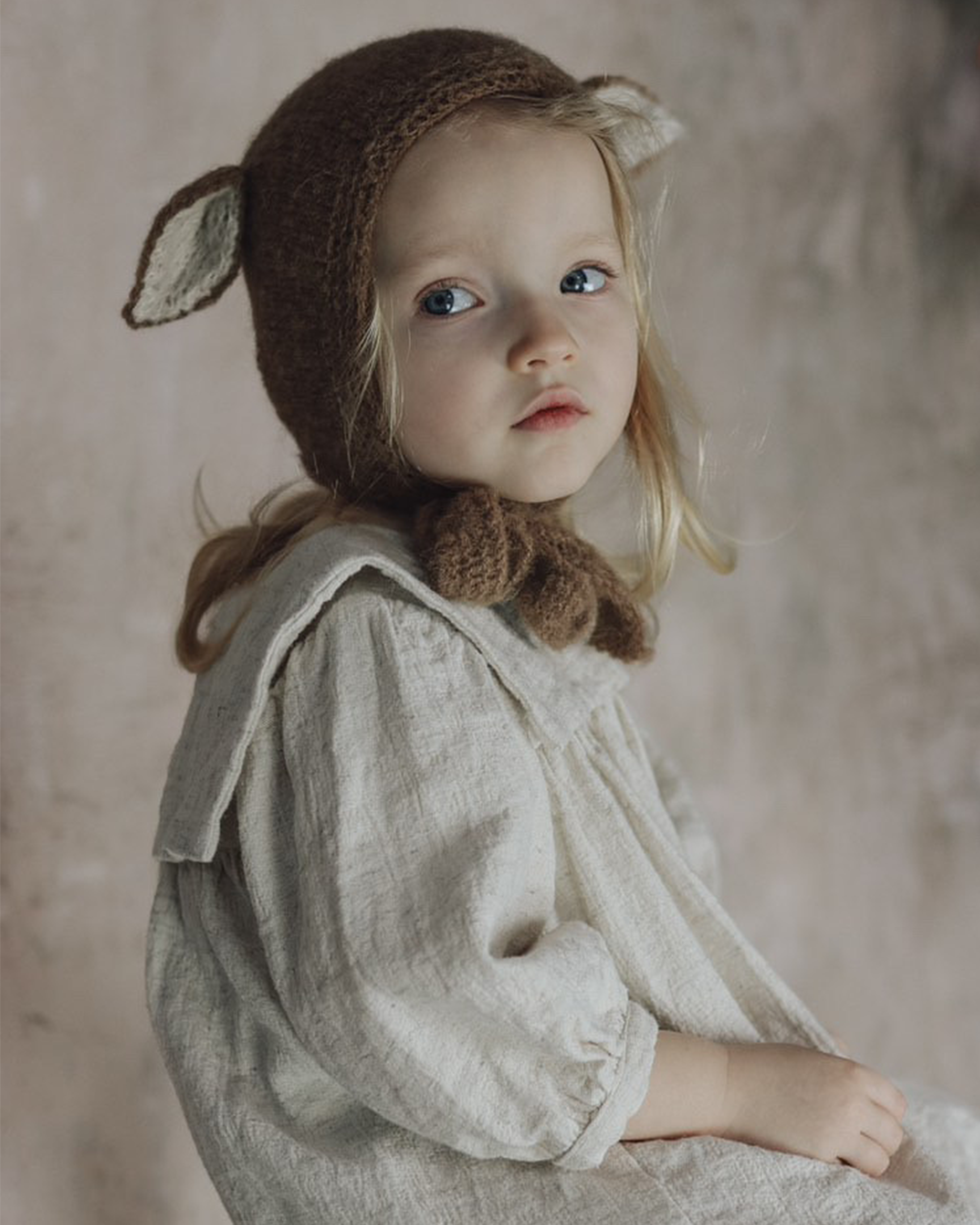 Fairy Hat Alpaca & Silk Almond
