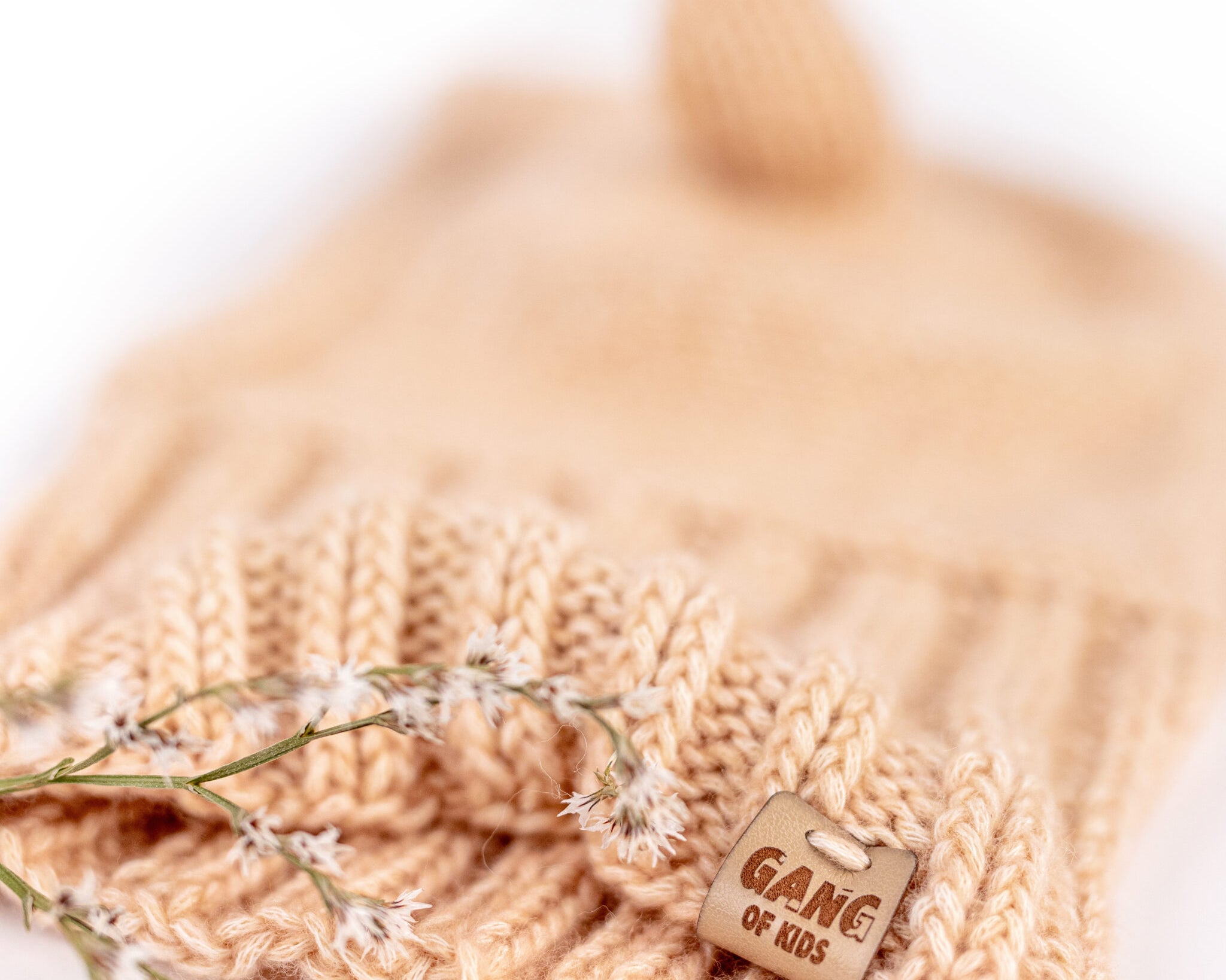 Fairy Balaclava Cotton & Merino Taupe