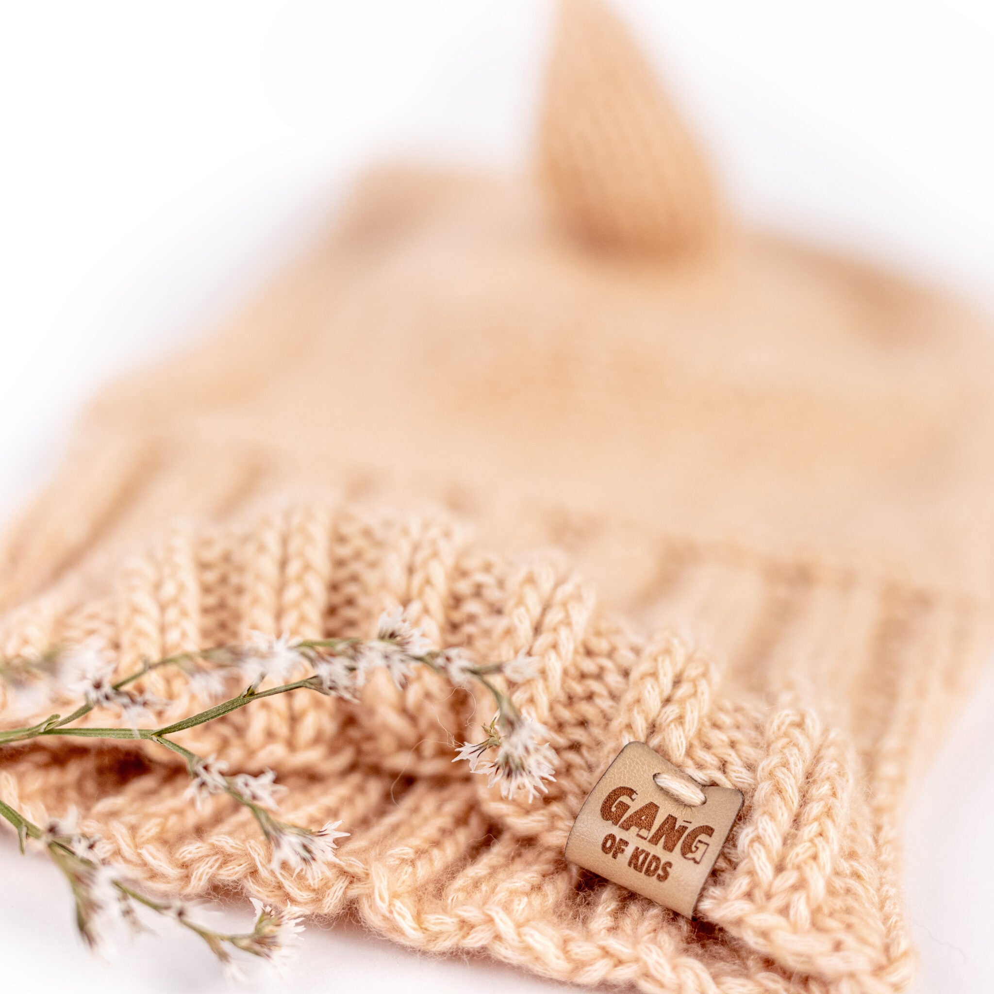 Fairy Balaclava Cotton & Merino Taupe