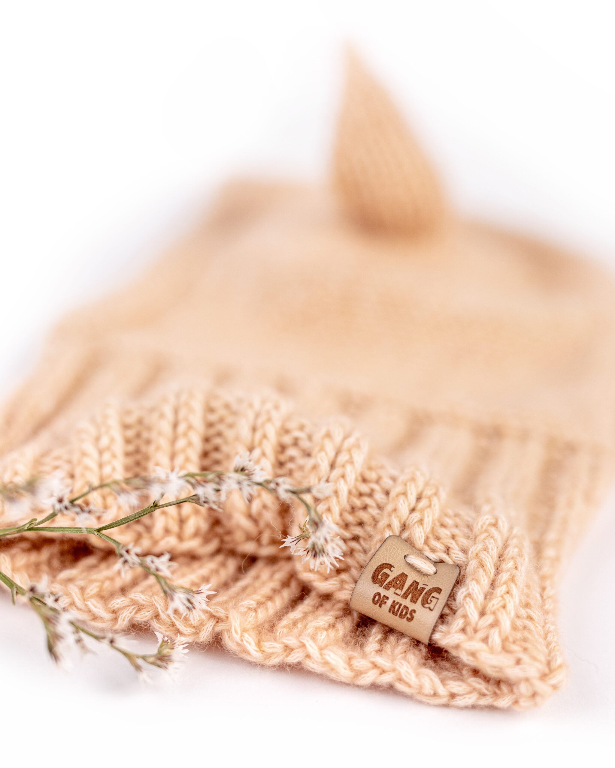 Fairy Balaclava Cotton & Merino Taupe