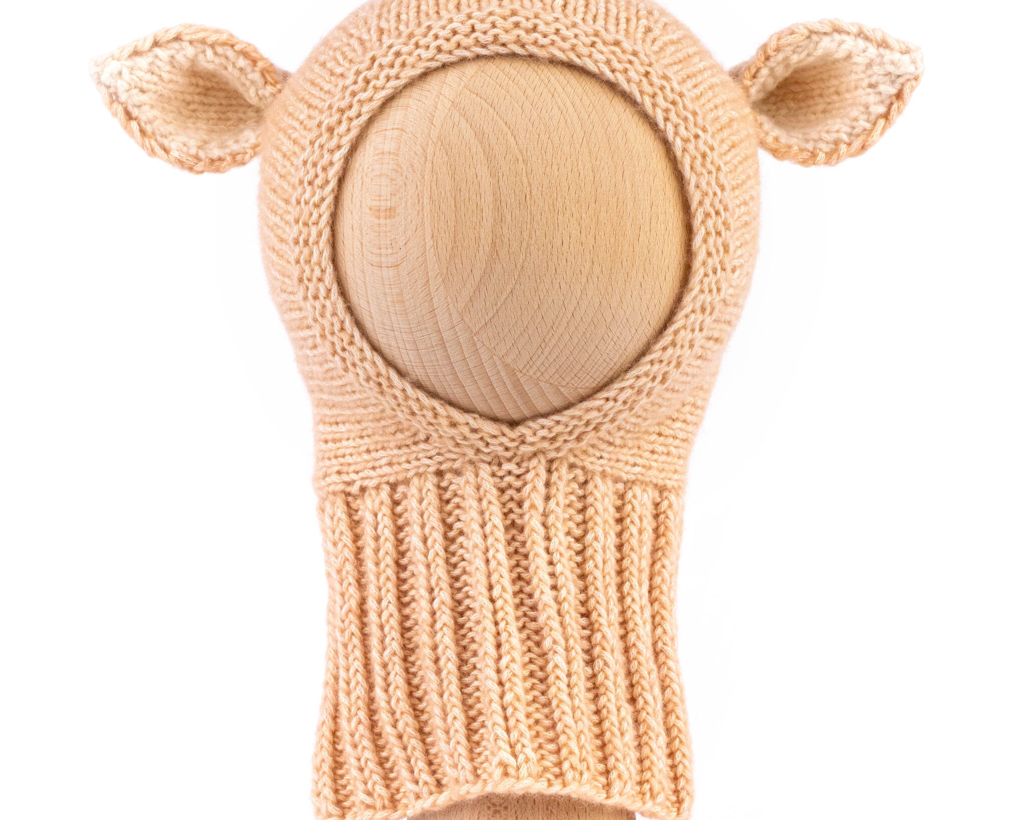 Fairy Balaclava Cotton & Merino Taupe