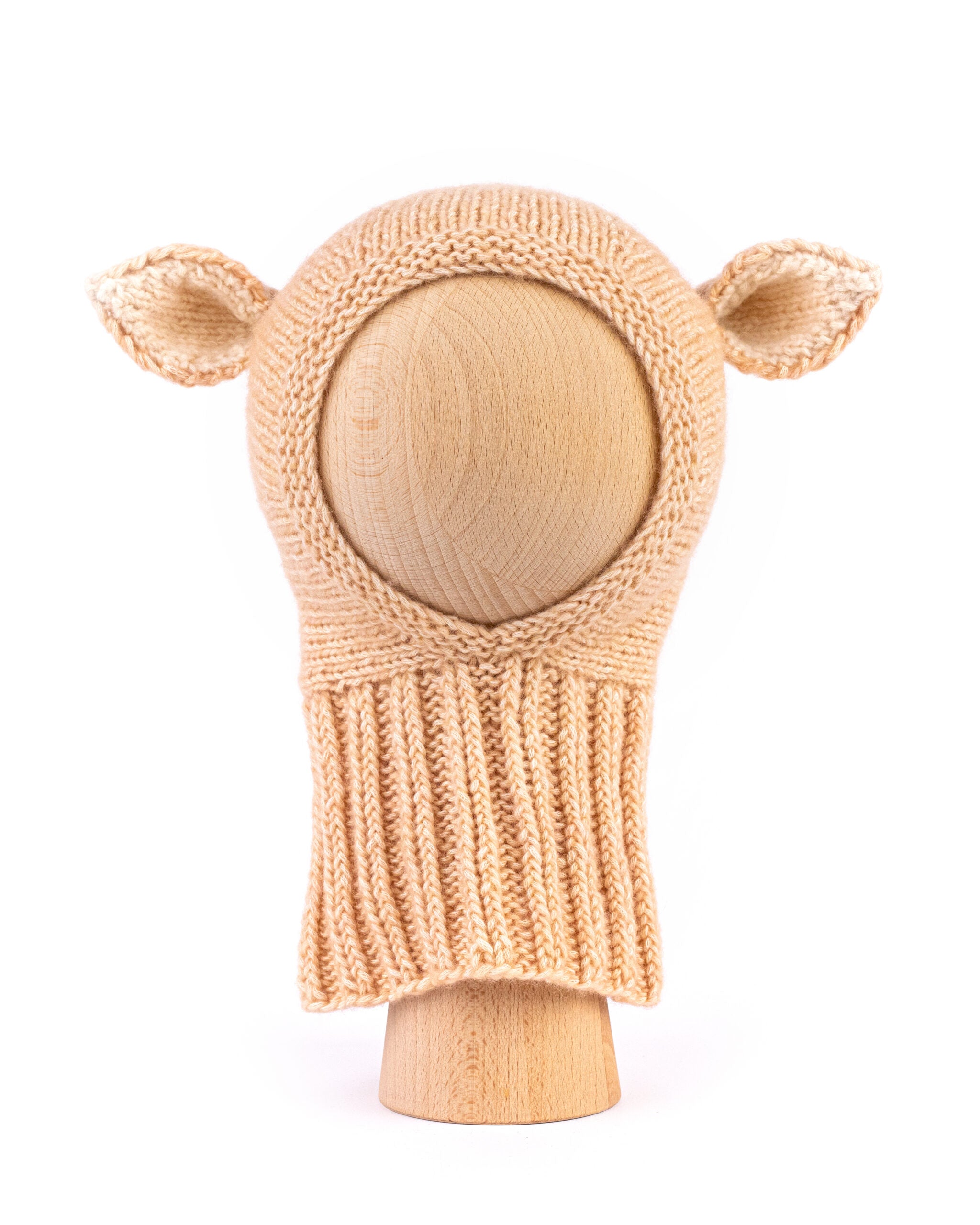 Fairy Balaclava Cotton & Merino Taupe