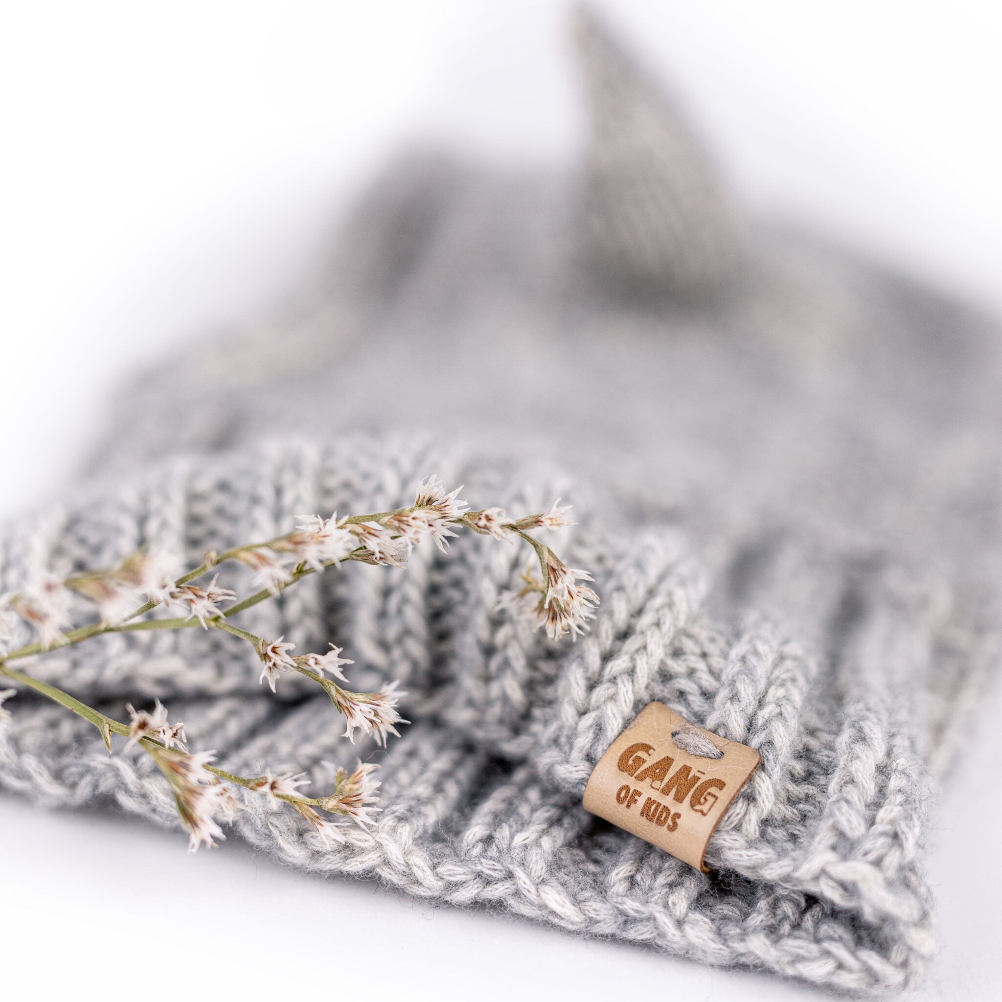 Fairy Balaclava Cotton & Merino Light Gray