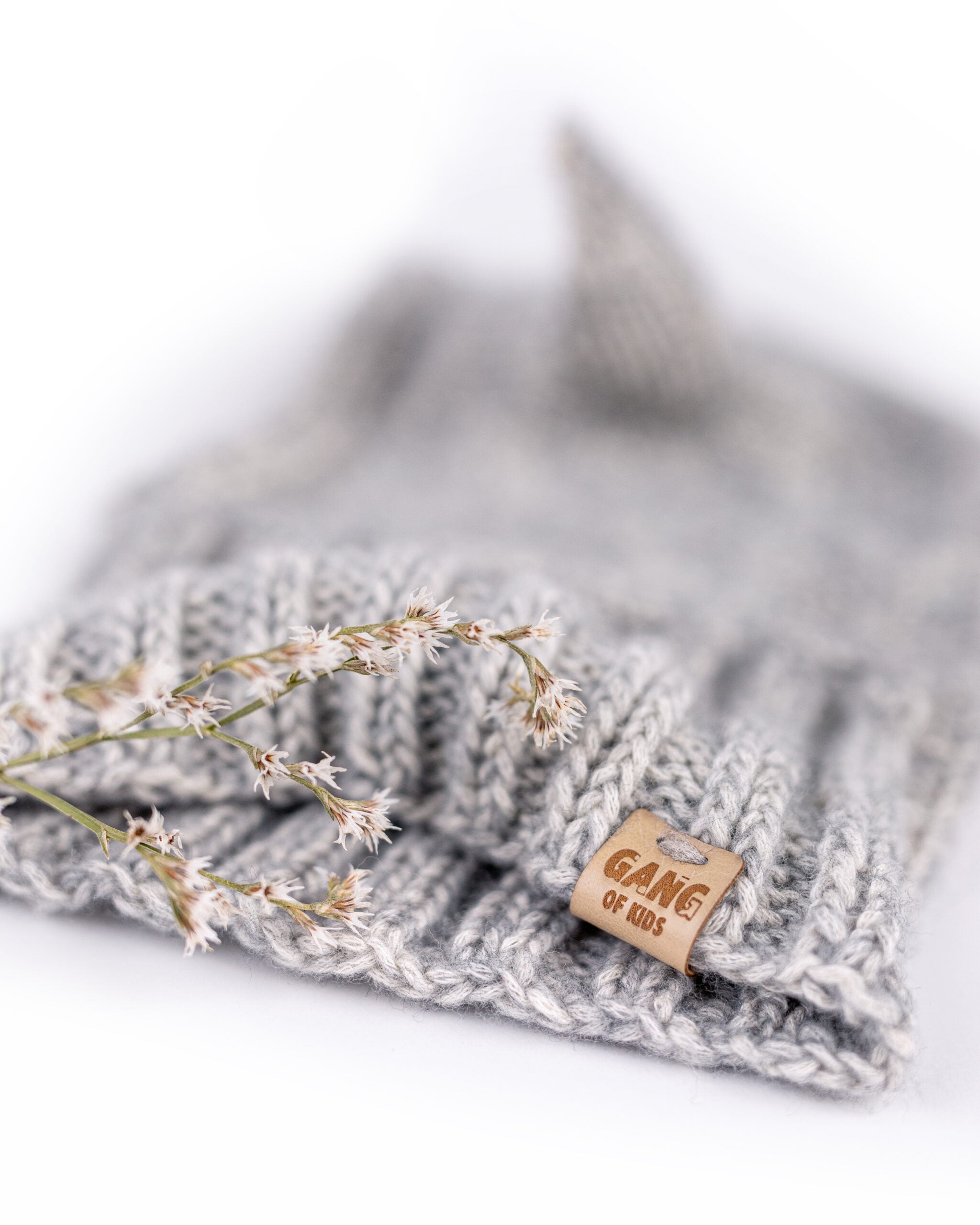 Fairy Balaclava Cotton & Merino Light Gray