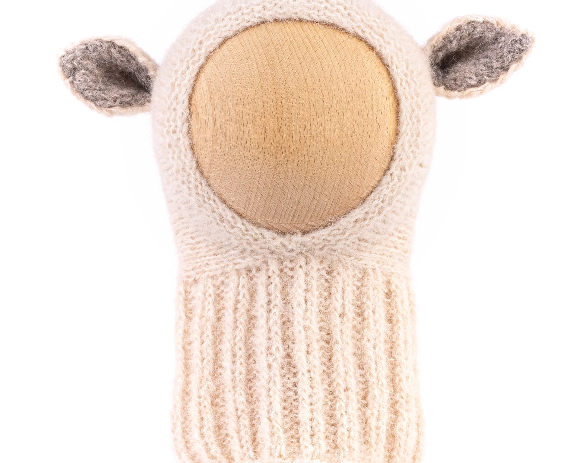Fairy Balaclava Alpaca & Silk Creme