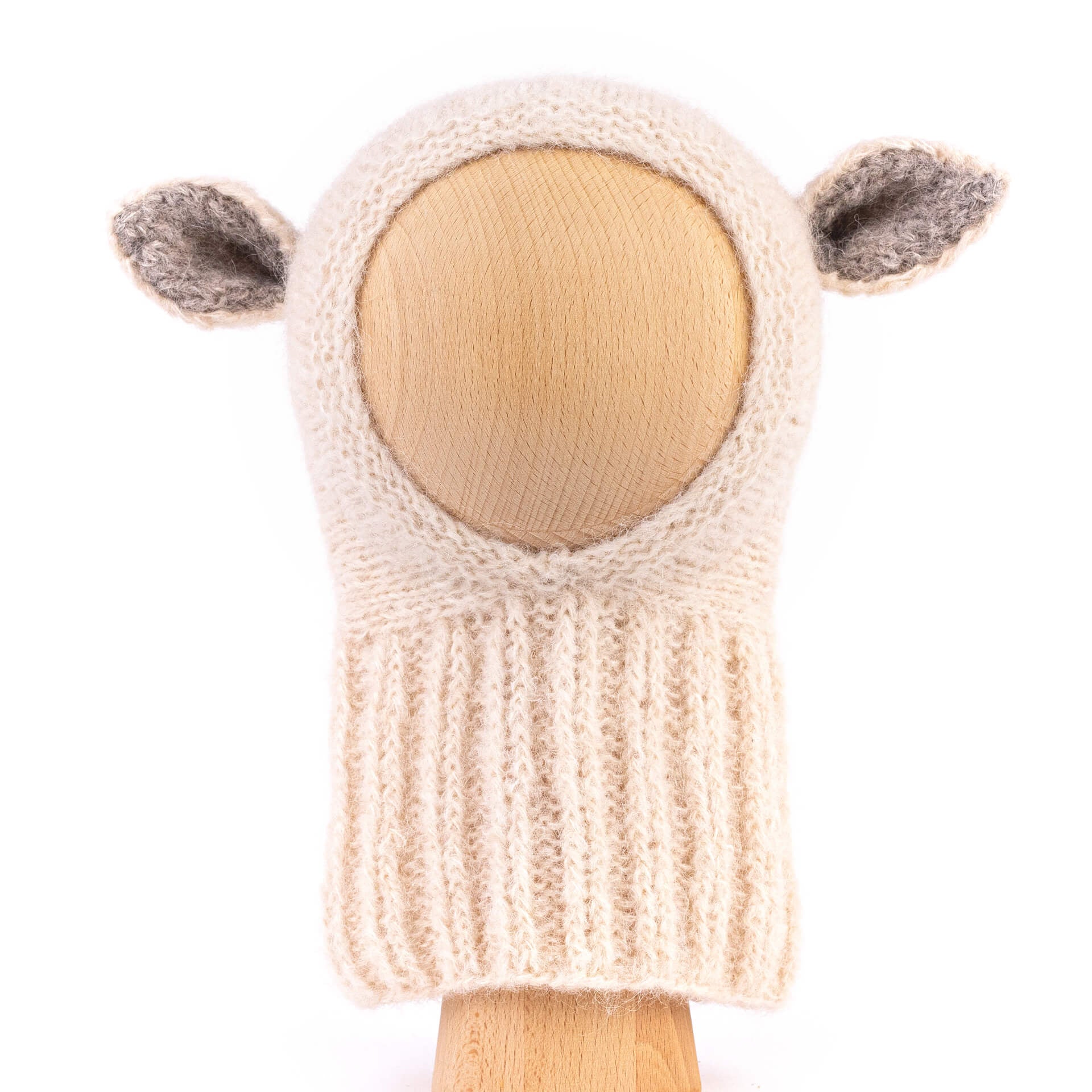Fairy Balaclava Alpaca & Silk Creme